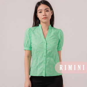 Rimini - Atasan Remaja Bluss Holiday V Neck Big Size - Sherry Top 85763
