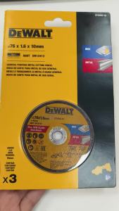 DeWalt | DEWALT DT20592-QZ 76mm Steel Saw Blades 3-pack Diamond Tile Cutting Blade for DCS438 Power Tool Accessories