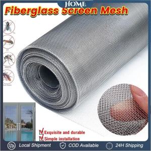 1/1.2/1.5*1M Windows Screen Door Replacement Screen Mesh DIY Anti Mosquito Insect Screen Plastic Durable Curtain Mesh