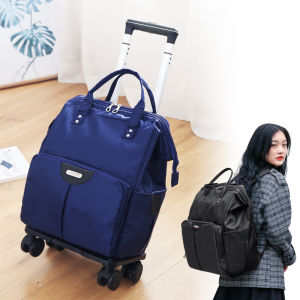 Túi Du Lịch Nữ Dung Tích Lớn Có Tay Cầm Túi Xách Túi Du Lịch Ngắn Chống Thấm Nước Nhẹ Có Bánh Xe Đa Năng