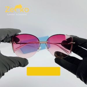 Kính mát nữ thời trang Zecko SG12 tròng kính râm nylon chống tia UV400 bảo vệ mắt