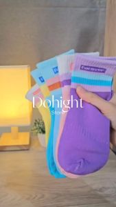 พร้อมส่ง⚡ มีเก็บเงินปลายทาง💸ถุงเท้าเด็ก 5-10 ขวบ มี 5สี แนะนำเท้าเบอร์ 30-36 ชายและหญิงใส่ได้ (ราคาต่อ 1 คู่) : Do hight