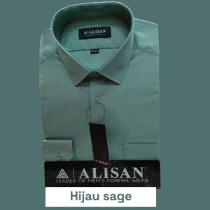 KEMEJA ALISAN POLOS REGULER LENGAN PANJANG