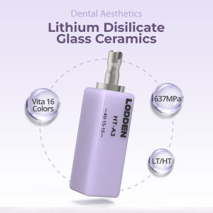 4Pcs/Box LODDEN B40 LT/HT Lithium Disilicate Glass Ceramic Blocks For Sirona CEREC CAD/CAM Dental Lab Milling System