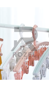 ROZEL Hanger Jemuran Kaos Kaki Jemuran Baju Lipat Klip Portable Jepitan 12 pcs Jemuran Pakian Jepit Jemuran