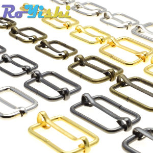 10 Pcs/Pack Metal Slides Tri-Glides Wire-Formed Roller Pin Buckles Strap Slider Adjuster Buckles