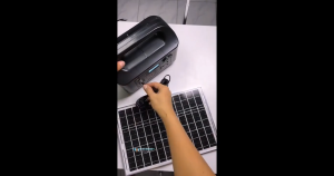 EXPOSE Power Station 150W 100W 88000mAh Big Capacity Portable Power Bank Outdoor Solar Generator Station for Emergency Power Outage Home Camping and Travel