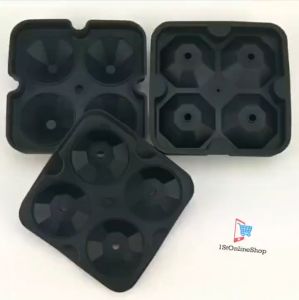 CETAKAN ES BATU BENTUK BULAT ICE CAKE COKLAT JELLY MAKER SILICONE TENGKORAK SKULL ROSE MAWAR BUNGA SILIKON MODEL