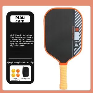 JIEKESAI | Vợt Pickleball Chuyên Nghiệp T700 Carbon Fiber Huấn Luyện Thi Đấu