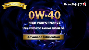 Shenzo 0W40 100% Fully Synthetic Premium Racing Engine Oil/Proton X70 BMW 3 5 7 Series 4/1 Liter Packing/Mileage 15000km/Engine Oil Additive
