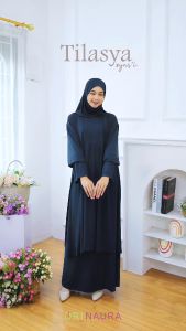 Setelan Wanita Polos Tilasa Set Syari Orinaura
