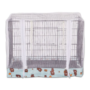Pet Cage Protective Cover Breathable Mesh Dust-Proof and Mosquito-Proof Ventilation Mesh Cover Dog Cage Suitable