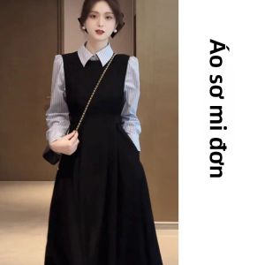 SENWA | Set váy dài nữ phong cách Hàn - vibe Pháp nhẹ nhàng nhưng cực thời thượng