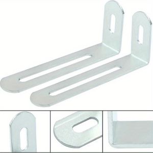 10/20 Pieces of Stainless Steel Adjustable Angle Bracket - Right Angle Furniture Connector and Shelf Support Fixing Parts