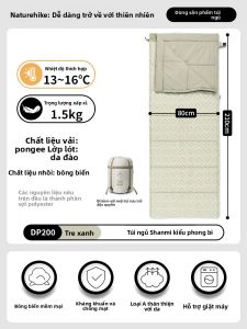 NatureHike | Túi Ngủ Dùng Đơn Đôi Du Lịch Cắm Trại Mùa