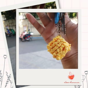 Pancit Canton Instant Noodles Crochet Keychain