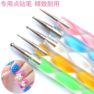 Nail Color Rod Diamond Pen Painting Pen Double-Headed Polka Dot Bead Hook Brush Only for Beginners Diamond Tool