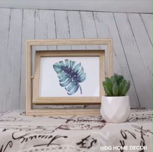 Khung Ảnh Gỗ Thông Nhập Khẩu Cao Cấp Thiết Kế Mới Xoay 360 Trang Trí Để Bàn DG-198