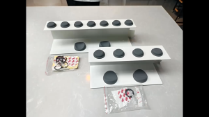 Wall Mounted Airwrap Curler Holder Shelf Hair Dryer Holder Rak Curler Rambut Dryer Stand Rak Dryer Rambut