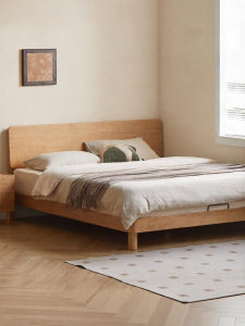WEISHA | Modern Simple Solid Wood Bed