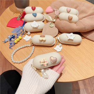 Cream White for Sony/Sony Wf-c500 Bluetooth Earphone Cover C500 Protective Case Cat Cute Earphone Case Cartoon Creative Headset Warehouse Outer Box Wf500