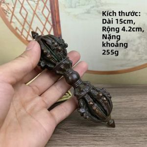 YD | Vajra Phong Cách Tây Tạng Mạ Vàng Đồng