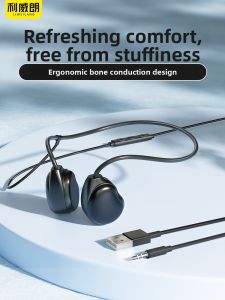 LIWEILANG | Wired Computer Headset With Microphone Laptop Desktop Compatible Over-Ear