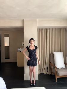 Summer A-Line Lace Floral Dress