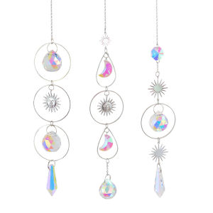 【HOT】Crystal Windchimes Windchimes Ornament Garden Decoration Windchimes Hanging Decor Memorial Windchimes for Festival Decor