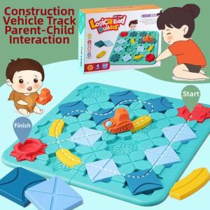 Educational Brain Training Focus Toys Logical Thinking Road Building Maze Engineering Truck