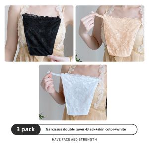 Di Fret V Neck Fashion Tape Tube Top Bra Tool One Piece Lace Chest Underwear Bandeau Chest Covering Cloth Chest Film