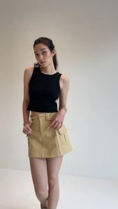 WEEKEND WARDROBE - Petite Skirt กระโปรงผ้า คอตตอนทวิล