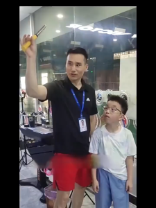 Badminton Swing Correction Trainer Sound Emitting Mechanism Badminton Training Aid Rust-Proof 304