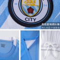 เสื้อฟุตบอลชาย Man City De Bruyne Haaland Foden Home Away Kit เสื้อฟุตบอลเด็ก เสื้อผ้าแข่งขันสำหรับผู้ใหญ่ สวมใส่สบาย. 
