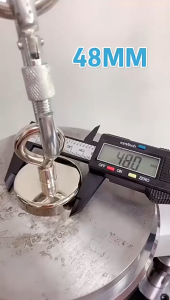 BERGARANSI Super Strong Neodymium 160 66 41 Kg Magnet Gantungan Sheep Eye Hook Magnet Pencari Logam