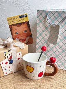 Cute 3D Apple Shaped Mug