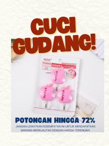 Gantungan Tempel Dinding Karakter Isi 3pcs Hook Baju