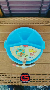 Kotak Makan Sekat 4 Harga Satuan Bento KEIKO Kiara by CJP Original Lunch box Free Sendok Garpu