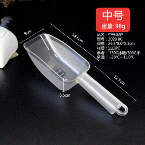 Thìa Nhựa Dày Acrylic Cho Nhà Máy Trà Sữa Vành Xe Buýt Dụng Cụ Nhà Bếp Dụng Cụ Nấu Ăn Thìa Nấu Ăn Thìa Nấu Ăn