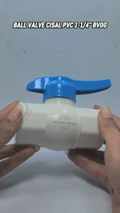 Stop Kran PVC & Ball Valve PVC 1 1/4\" Inchi