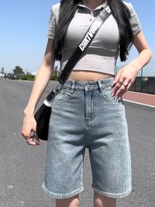 Quần short jean ống rộng Hàn Quốc hot nhất thời điểm hiện tại phong cách trẻ trung phù hợp với các bạn nữ năng động