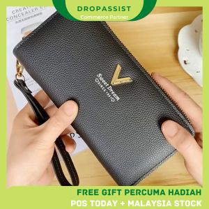 DROPASSIST 1266 10 Card Holder Long Purse Beg Tangan Wallet Bag Phone Dompet Wanita Perempuan Womens Pouch