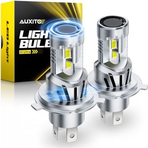 AUXITO 2PCS Canbus 140W 30000LM H4 Headlight LED For Car Plug And Play 9003 HB2 Headlamp With Dual Fan