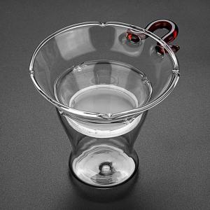 Separate Tea and Water Heat-Resistant Glass Tea Filter Accessory
