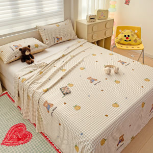 Pure Cotton Percale Sheet Set for Dormitory Students