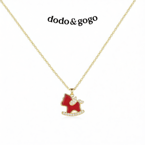 DODO.GOGO | Mặt Dây Chuyền Nữ Màu Đỏ May Mắn