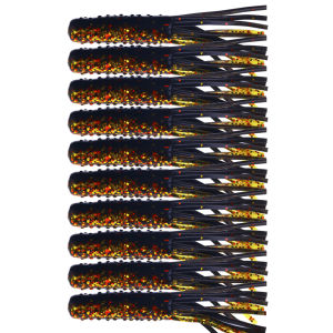 10pcs Tubular Beard PVC Soft Bait 7cm 3.3g 6 Colors Fishing Lure Fishy Smell Artificial Bait for Freshwater Bass Carp Fishing