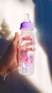 [ 1166-Nuby ] Bình sữa chống sặc cổ hẹp Nuby 240ml ( 0m+ )