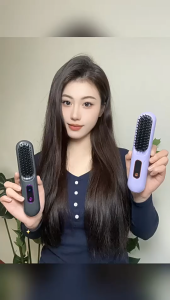 Hair Straightener Hair Wireless Straight Comb Negative Ion Lazy Dual Use No Damage To Portable Curling Iron Magic Tool Clamp Rechargeable