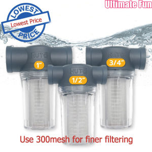 Water Filter Suitable for Water Pipe Size 1/2\" 3/4\" 1\": A 300 Mesh (60 Micron) Water Filtration System